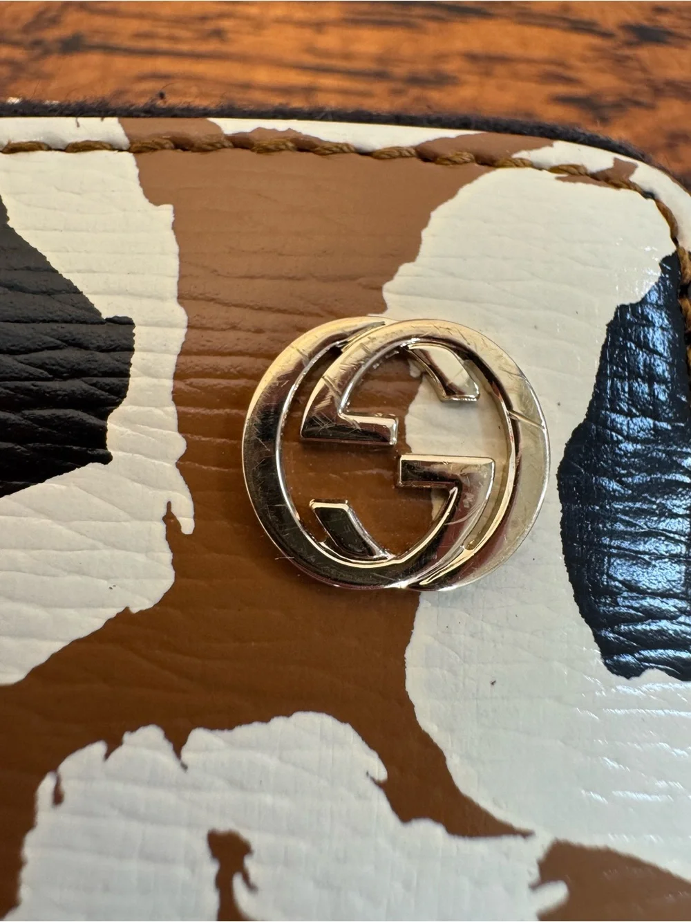 Gucci Leopard Print Leather Zip-Around Continental Wallet w/Box and COA - Picture 6 of 11